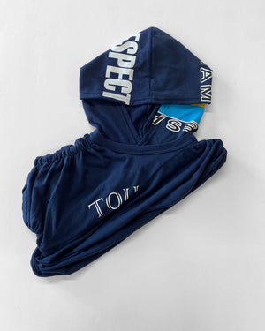 Crossbody Hood in Navy