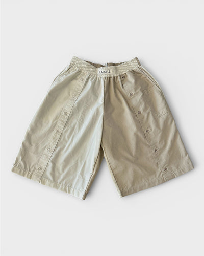 Button Up Short in Greige