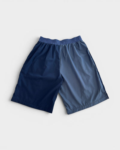 Button Up Short in Dark Blue