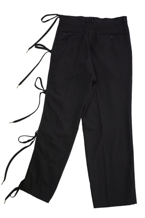 BLACK BOW TROUSERS